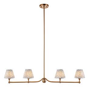 Santiago & Leaf 16cm 4lt Linear Pendant