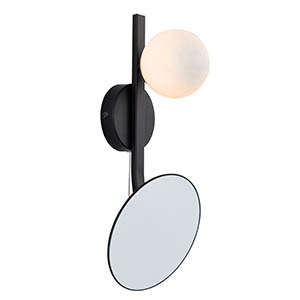 Spa Mirror Wall IP44 - Black