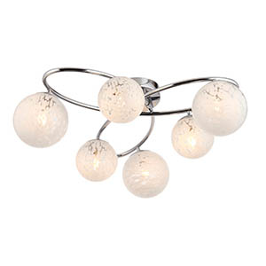 Maye 6 Light Semi Flush
