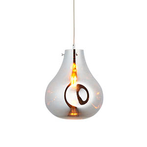 Europa Large Pendant - Chrome